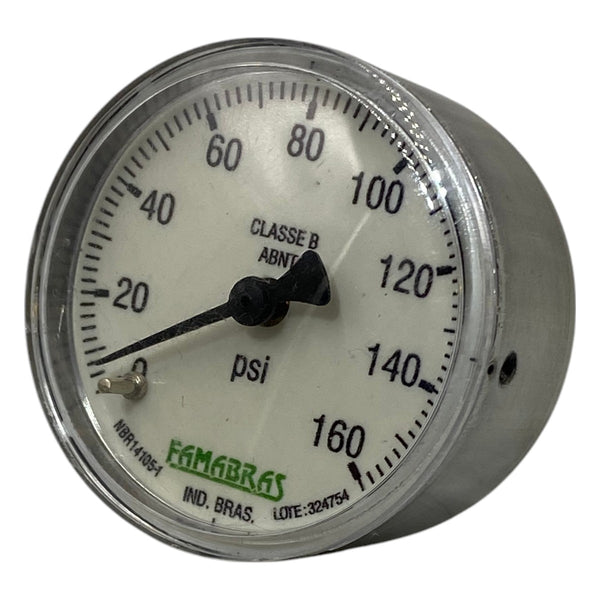 Manômetro Famabras DN 42mm 0 a 160Psi 1/8NPT - Cabo Eletro