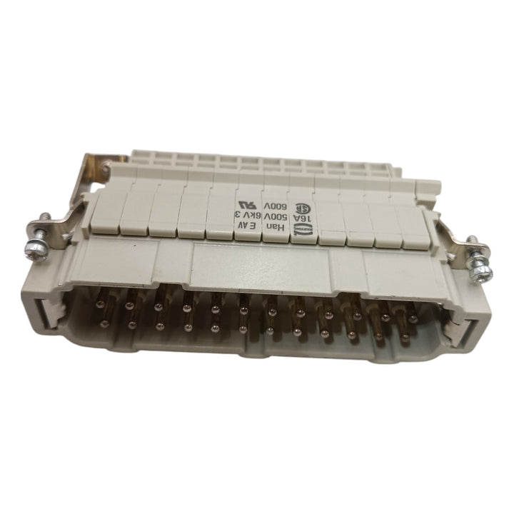 Conector Direito Harting Han EAV 16A 500V 6kV 600V - Cabo Eletro