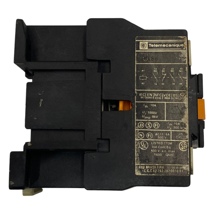 Contator Telemecanique CA2 DN31 110V 10A 8KV 1000V - Cabo Eletro