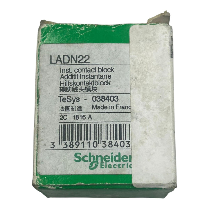 Bloco de Contato Auxiliar Schneider LADN22 2NF + 2NA - Cabo Eletro