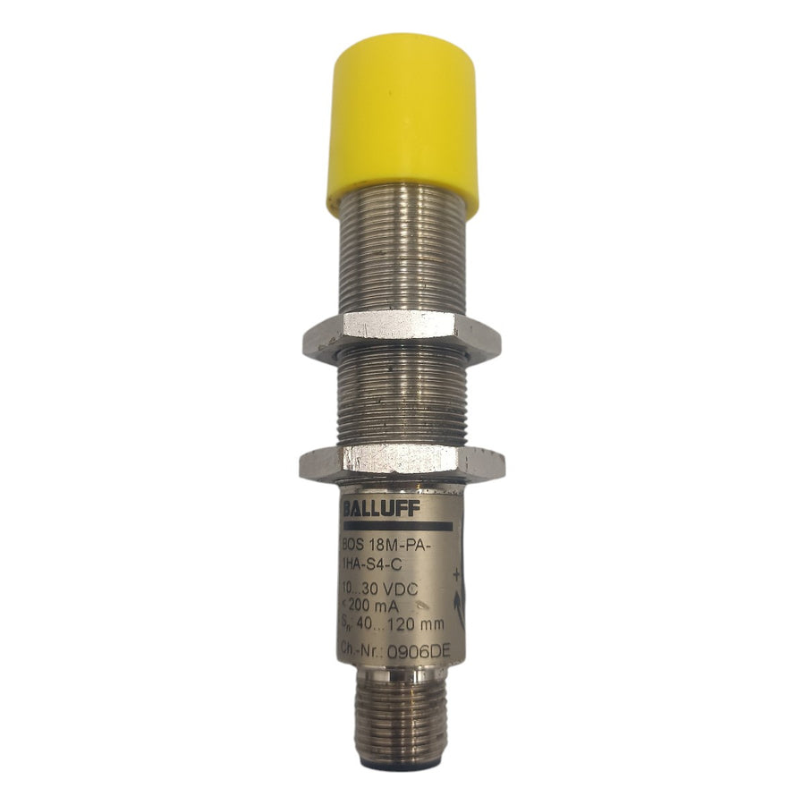 Sensor Difusor Fotoelétrico Balluff BOS 18M-PA-1HA-S4-C - Cabo Eletro