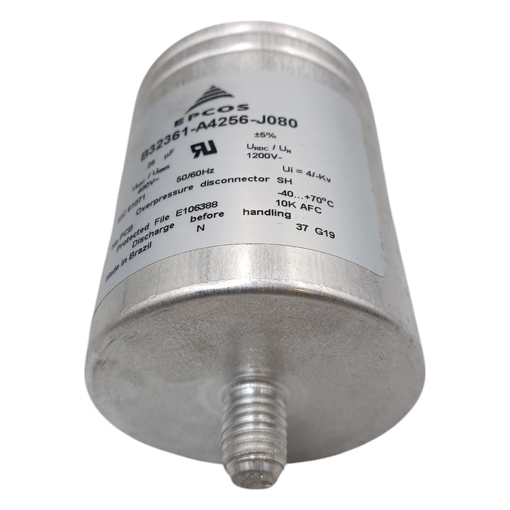 Capacitor EPCOS B32361-A4256-J080 25uF 480v 50/60Hz - Cabo Eletro