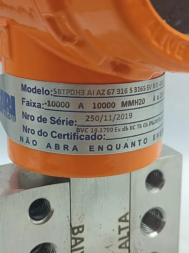 Transmissor de Pressão Sabi SBTPDH3 -10000 A 10000 mmh²0 - Cabo Eletro