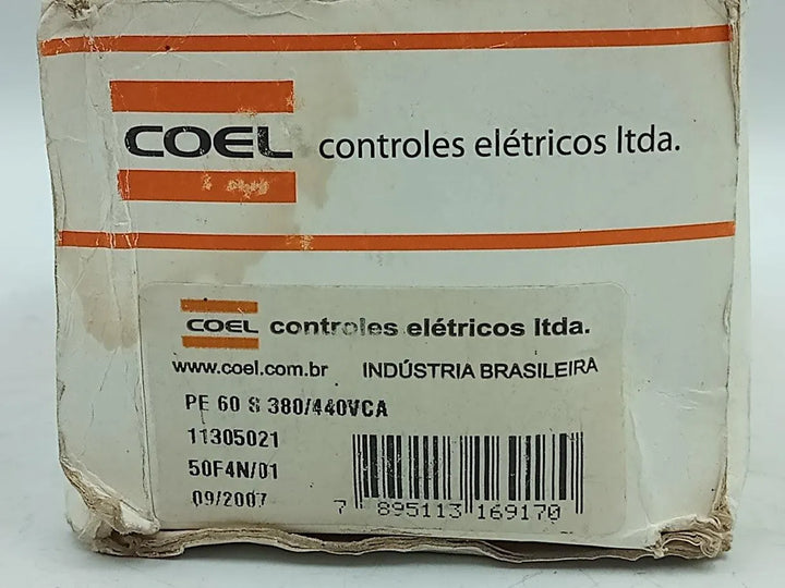 Relé Temporizador Coel PE 60 S 380/440VCA - Cabo Eletro