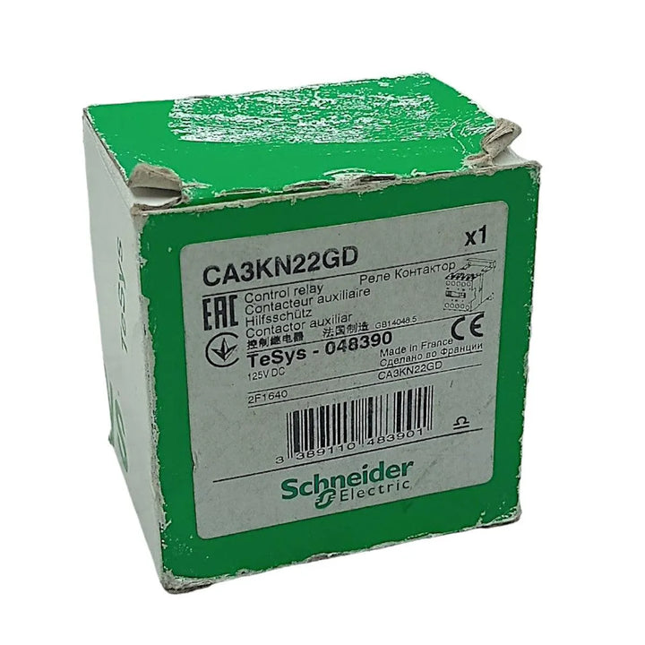 Contator Auxiliar Schneider CA3KN22GD 125vDC 2NA+2NF - Cabo Eletro