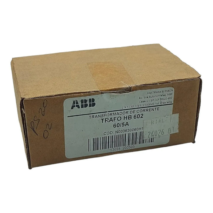 Transformador de Corrente ABB Trafo HB 602 60/5A - Cabo Eletro