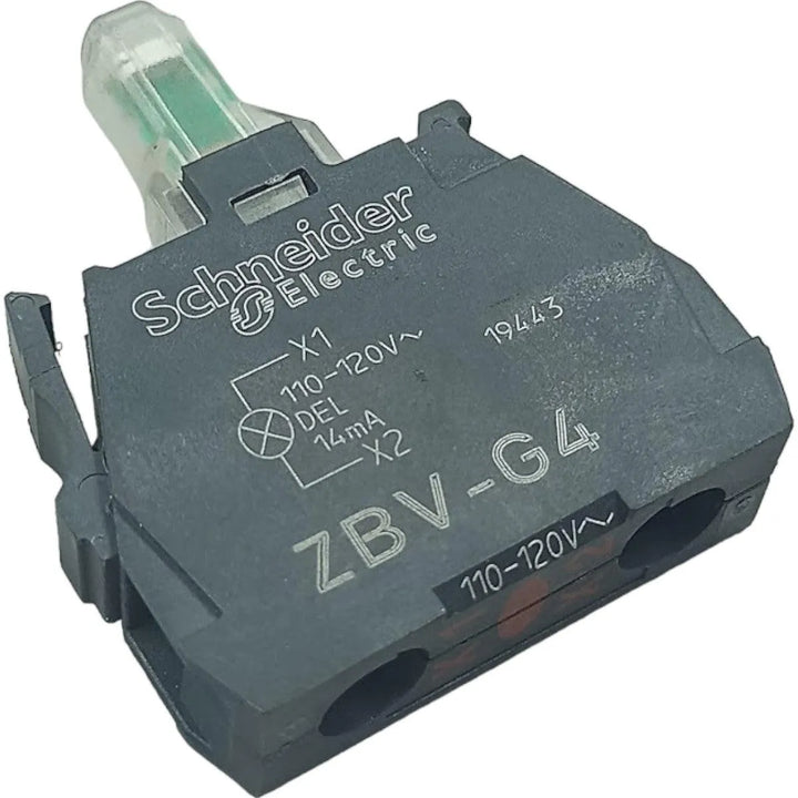 Bloco de Contato Luminoso Schneider ZBV-G4 110-120v - Cabo Eletro