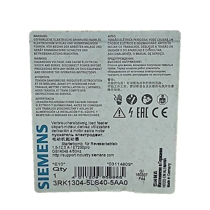 Módulo de Partida Siemens 3RK1304-5LS40-5AA0 ET 200pro RST - Cabo Eletro
