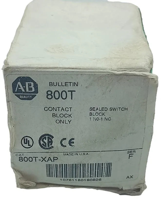 Bloco De Contato Allen Bradley Ab-800t-xap - Cabo Eletro