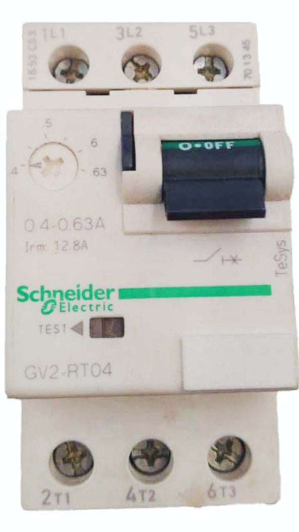 Disjuntor Motor Alavanca Schneider GV2RT04 0,4-0,63A