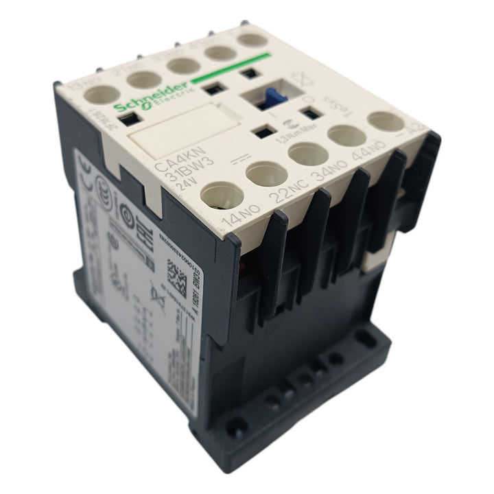 Contator Auxiliar Schneider Ca4kn31bw3 3na+1nf 24v 10a - Cabo Eletro