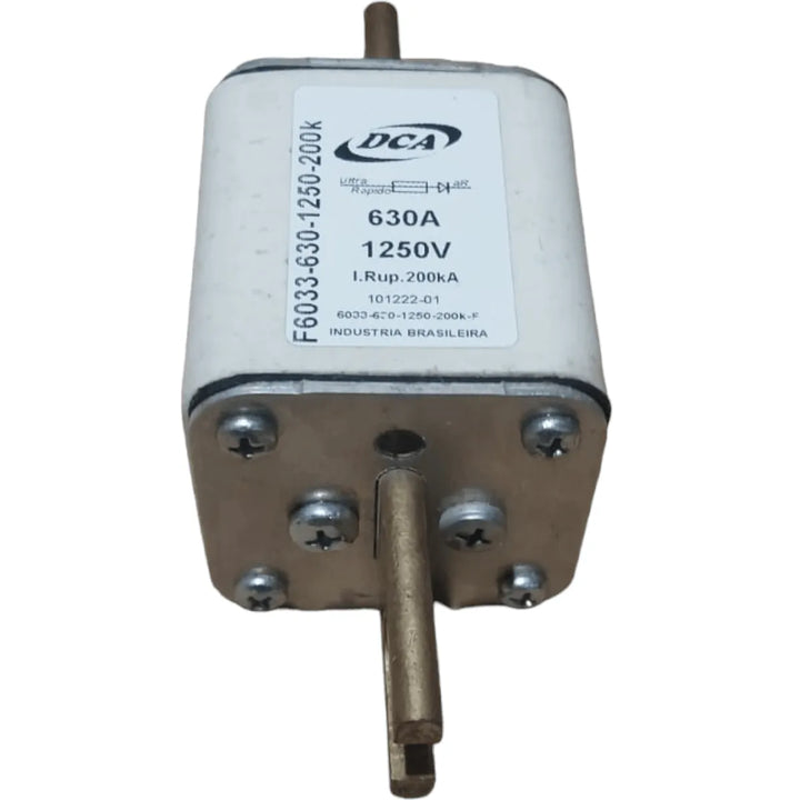 Fusível Ultra Rápido DCA F6033 630A 1250V 200Ka - Cabo Eletro