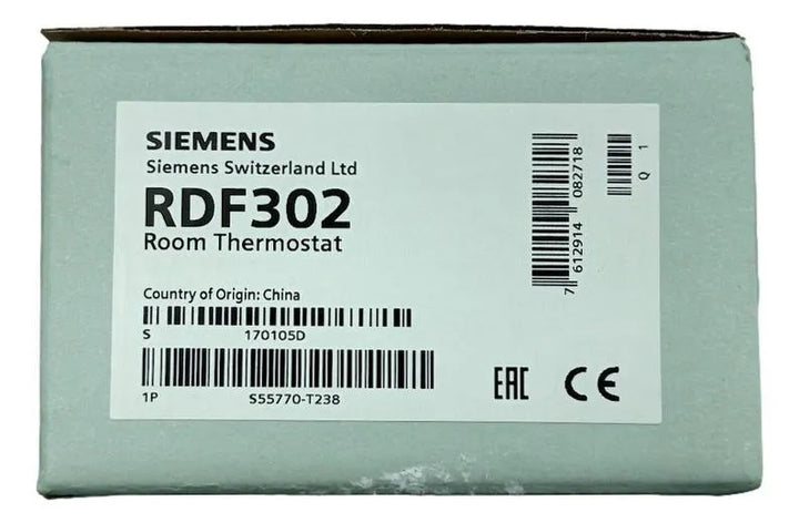 Termostato Ambiente MODBUS Siemens RDF302 - Cabo Eletro