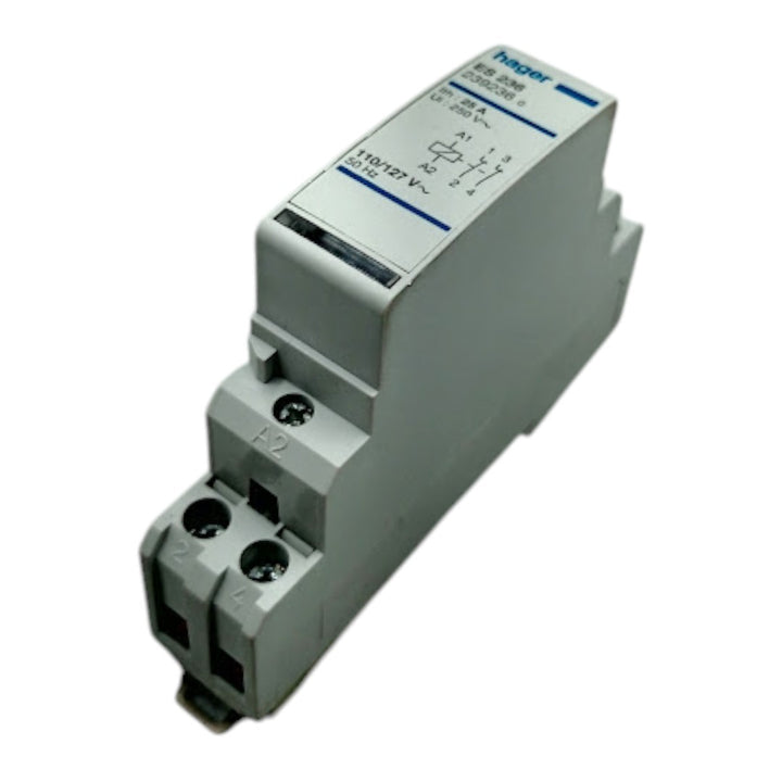 Contator Hager ES236 25A 250v 110/127v - Cabo Eletro
