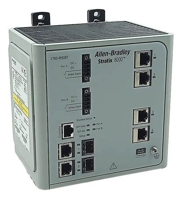 Switch Gerenciável Stratix 8000 Allen-Bradley 1783MS06T - Cabo Eletro