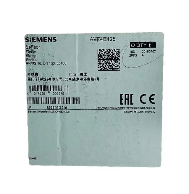 Sensor de FLuxo Ultrassônico Siemens AVF4E125 - Cabo Eletro