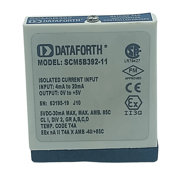 Módulo de Controle de Motor DataForth SCM5B392-11 - Cabo Eletro