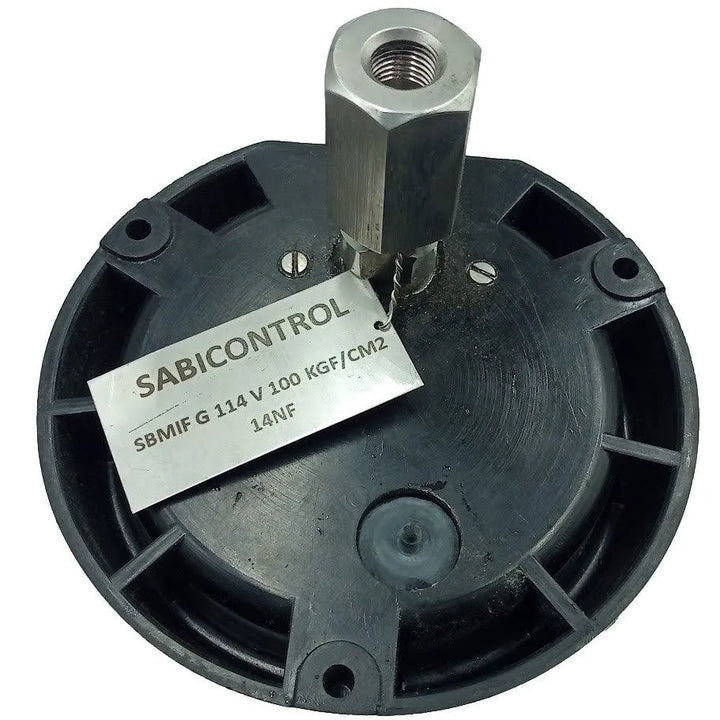 Manômetro Sabi 115mm 1/4NPT 0 a 100KGF/CM² 14NF - Cabo Eletro