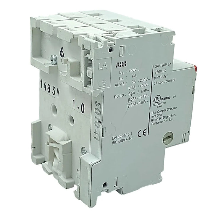 Disjuntor Motor Termomagnético ABB MS325 690V~ 100KA + SK-11 - Cabo Eletro