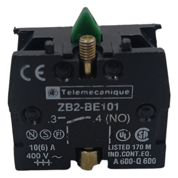 Bloco de Contato Telemecanique ZB2-BE101 400V 10(6) A - Cabo Eletro