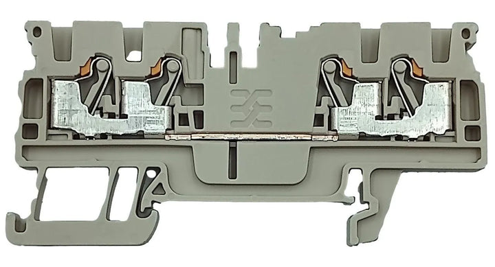 Borne Terminal de Passagem Weidmuller A4C 2.5 Kit 10 Peças - Cabo Eletro