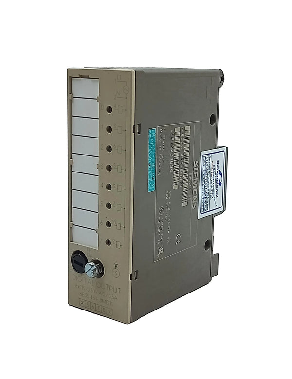 Módulo de Saída Digital Siemens 6ES5451-8MD11 115/230V 0,5A - Cabo Eletro