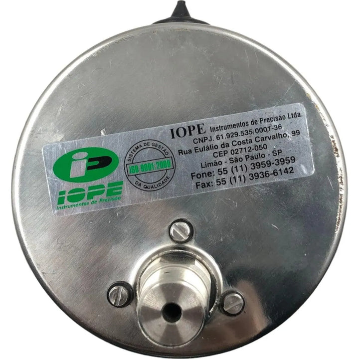 Manômetro IOPE DN 110mm 0 a 3000 PSI 1/4NPT - Cabo Eletro