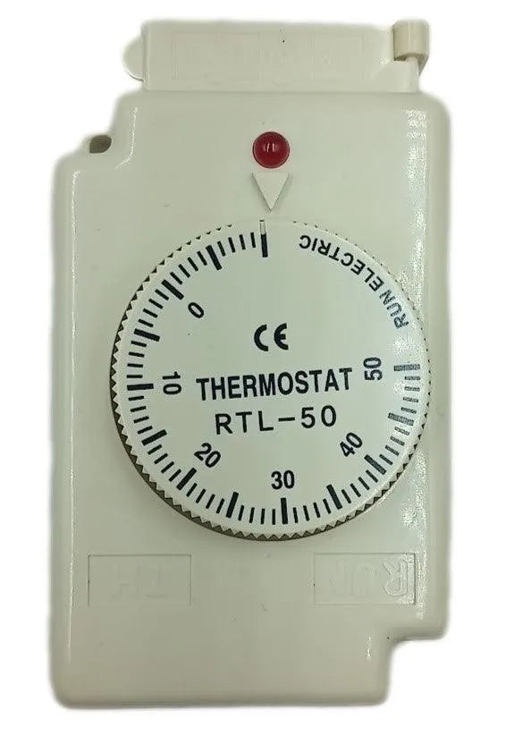 Termostato Run Electric RTL-50 0°C~50°C 250v 16A - Cabo Eletro