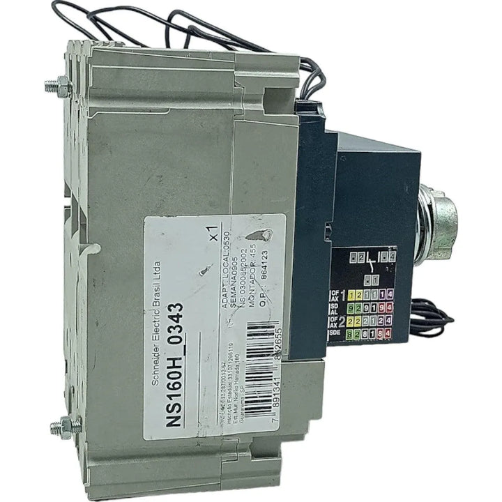 Disjuntor Caixa Moldada Merlin Gerin NS160H 750V 8KV 160A - Cabo Eletro