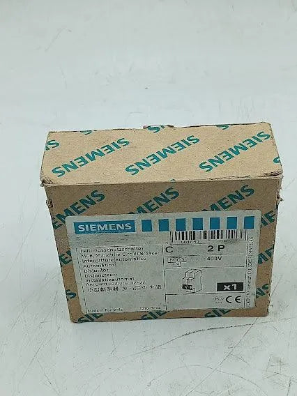 Disjuntor Bipolar Siemens 5SJ6 213-7 400V - Cabo Eletro