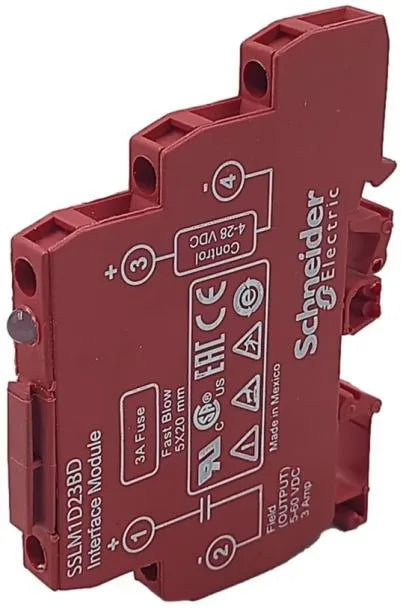 Módulo Interface Schneider SSLM1D23BD 4-28VCC 1NA - Cabo Eletro