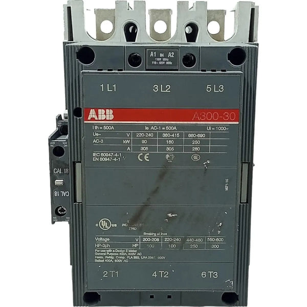 Contator Tripolar ABB A300-30-22-84 110v 50Hz/110-120v 60Hz - Cabo Eletro