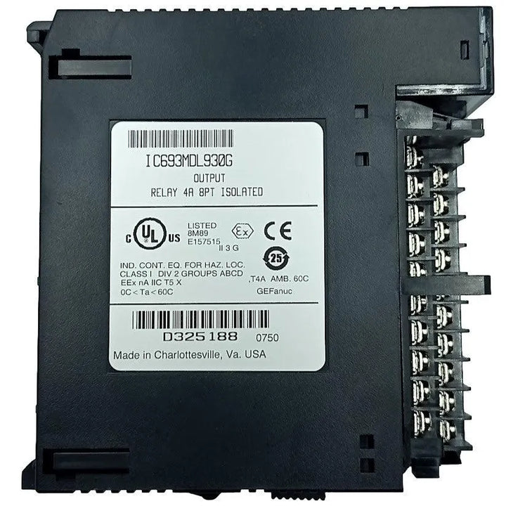 Módulo de Saída GE Fanuc IC693MDL930G 4A 8PT - Cabo Eletro