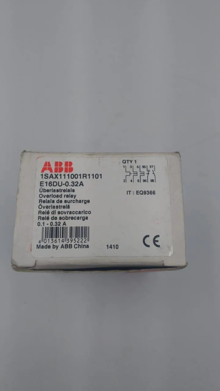 Rele De Sobrecarga ABB E 16DU-0,32A - Cabo Eletro