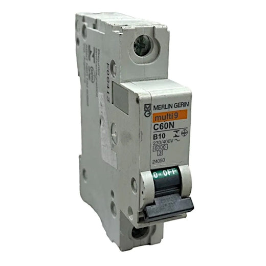 Disjuntor Monopolar Merlin Gerin C60N B10 Curva B 10A 400v - Cabo Eletro