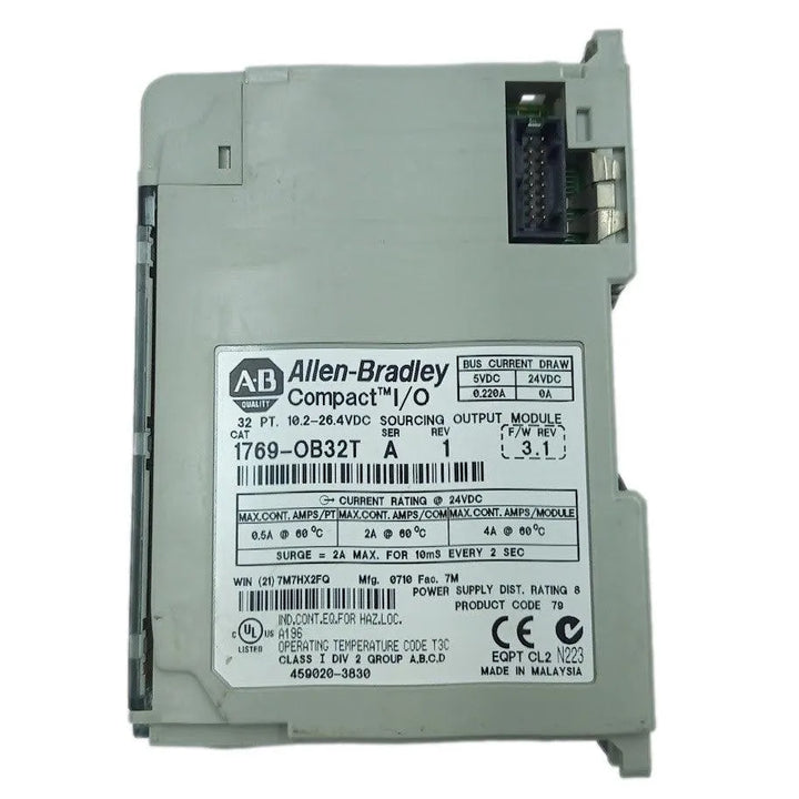 Módulo de Saída Allen Bradley 1769-OB32T A 32 PT. 24VDC - Cabo Eletro