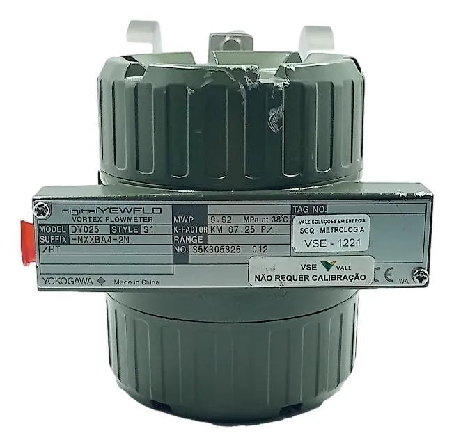 Medidor de Vazão Vortex Yokogawa DY025-NXXBA4-2N/HT 1” CF8M (USADO) - Cabo Eletro