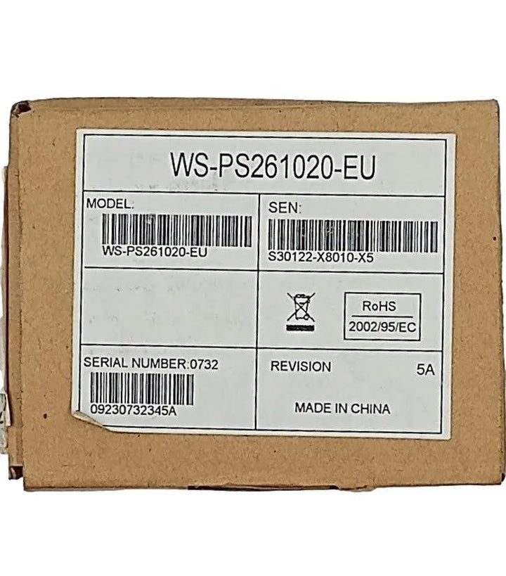 Fonte de Alimentação Enterasys Networks WS-PS261020-EU 240v - Cabo Eletro