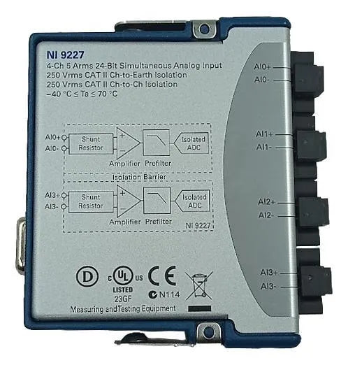 Módulo CAN National Instruments NI 9227 4 Portas - Cabo Eletro