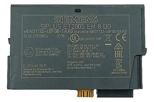Módulo SIPLUS ET200S Siemens 6AG1132 4BF00 7AA0 - Cabo Eletro