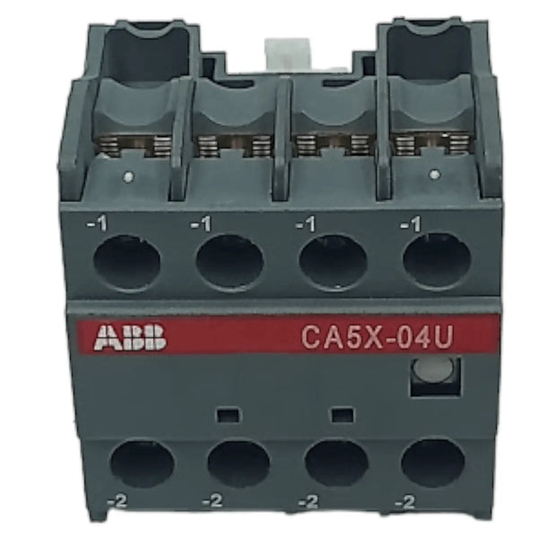 Bloco de Contato Auxiliar Abb CA5X-04U 400V 16A - Cabo Eletro