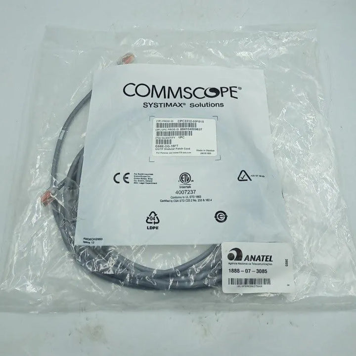 Patch Cord Commscope CP3312-03F015 4,7 MTS 5 PÇS - Cabo Eletro