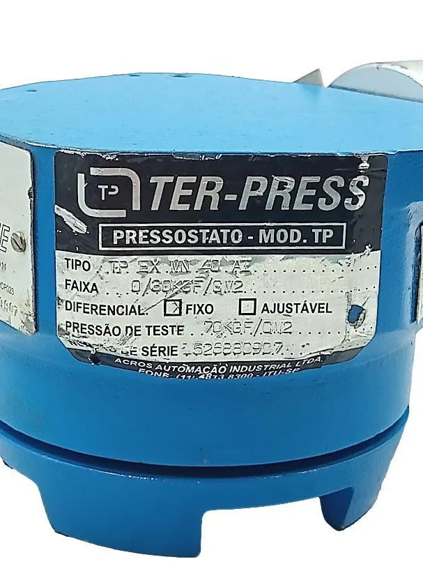 Pressostato TER-PRESS TP EX MN 40 AT - Cabo Eletro