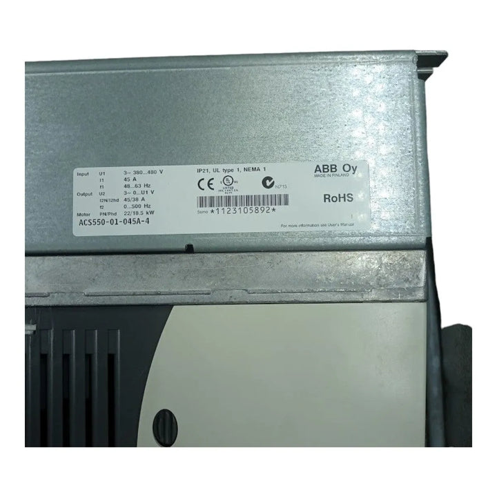 Inversor de Frequencia ABB ACS550 -01-045A-4 3…380…480V - Cabo Eletro