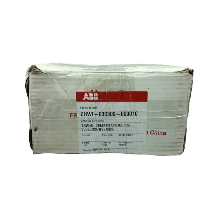 Transmissor de Temperatura ABB TTF300-E3 1 x PT100 0 a 100°c - Cabo Eletro