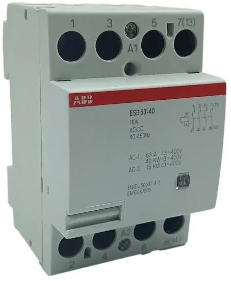 Contator Modular ABB ESB63-40 GHE3691102R0004 110v 40-450Hz - Cabo Eletro