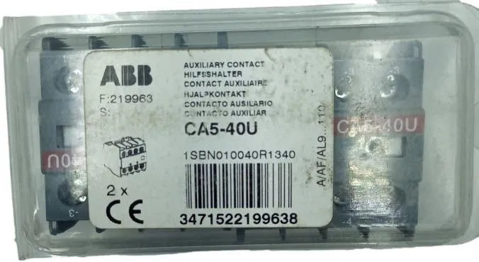 Contator Auxiliar ABB CA5-40U 1SBN010040R1340 16A 690v - Cabo Eletro