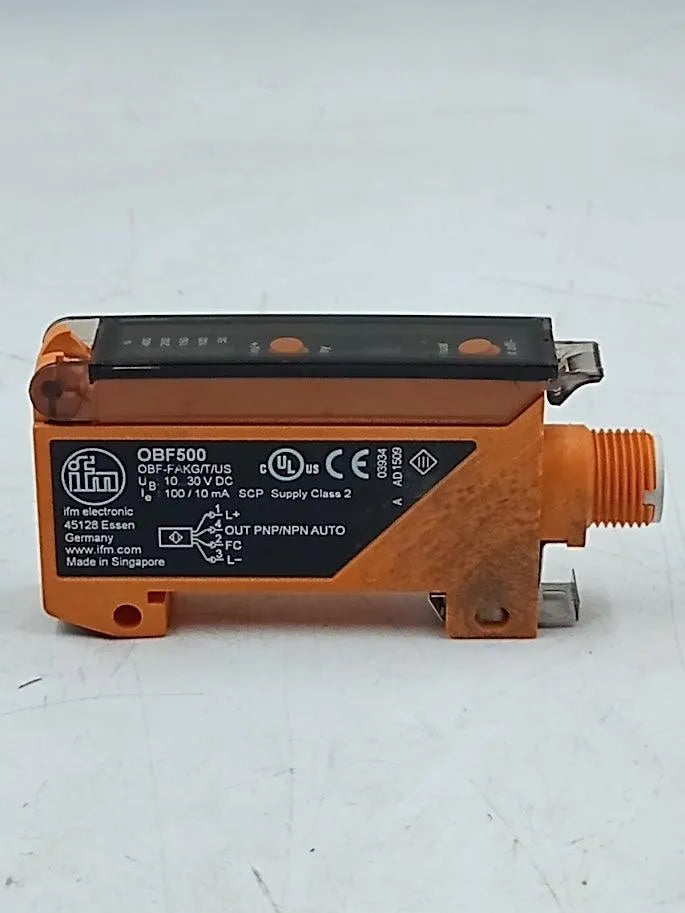 Sensor Amplificador IFM OBF-FAKG/T/US OBF500 10/30VDC USADO - Cabo Eletro