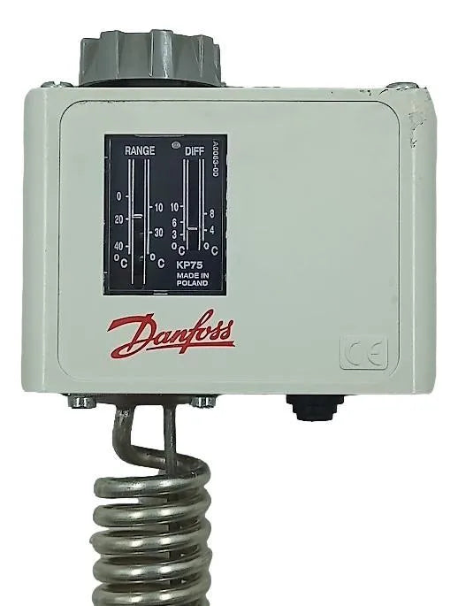 Termostato Danfoss KP75 060L117166 0° a 40°c - Cabo Eletro