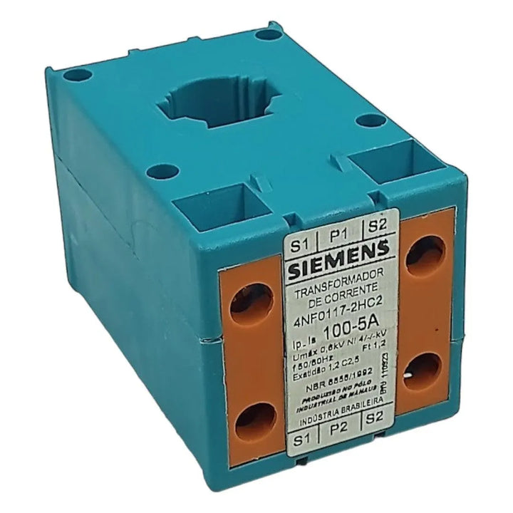 Transformador De Corrente Siemens 4NF0117-2HC2 100/5A 0,6kV - Cabo Eletro